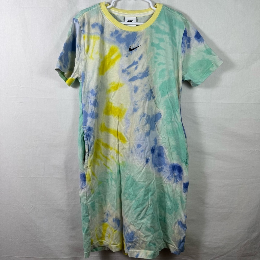 Nike Girls' Tie-Dye T-Shirt Dress Size M
